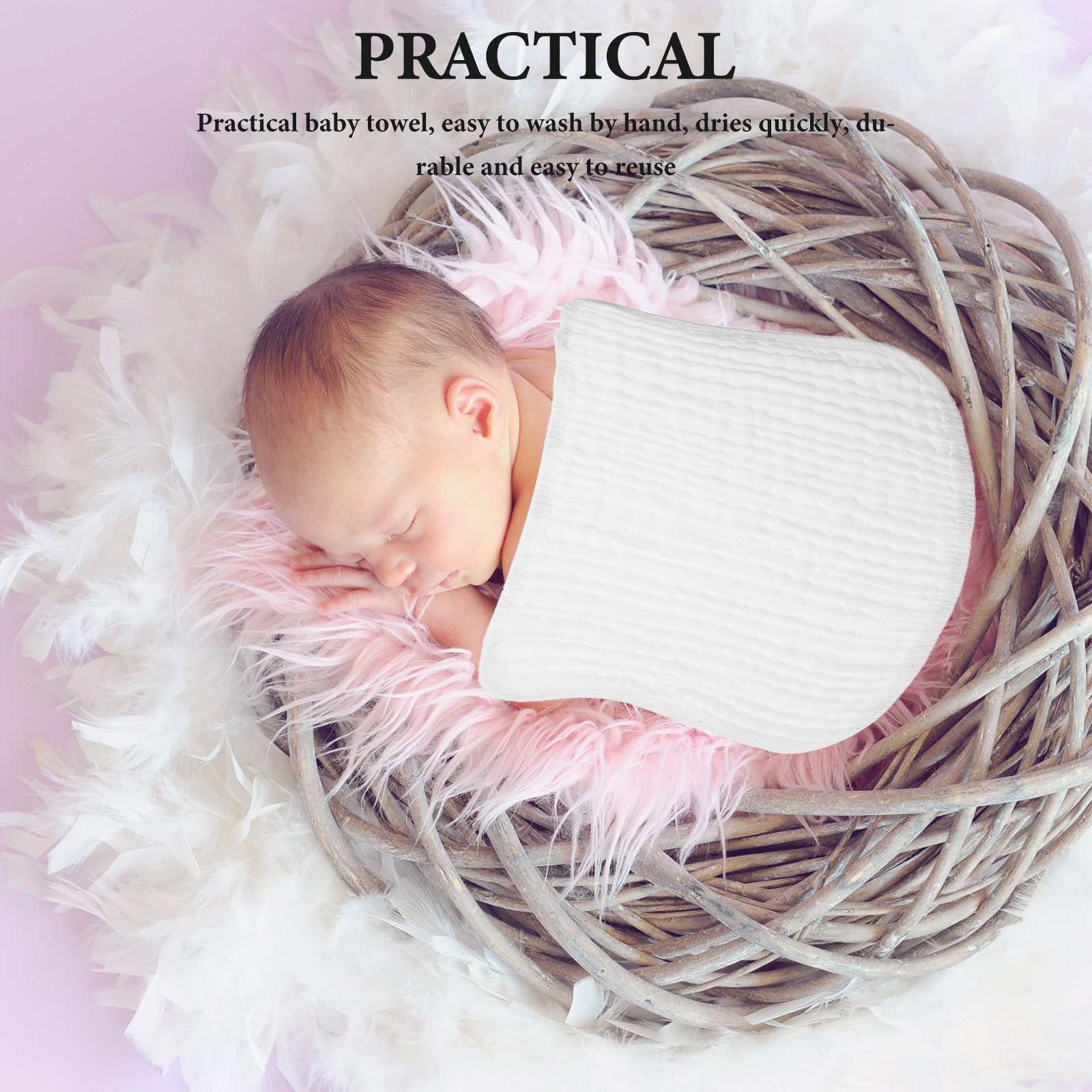 6 szt. bawełnianych ręczników  – Skincare Newborn recenzja i cena