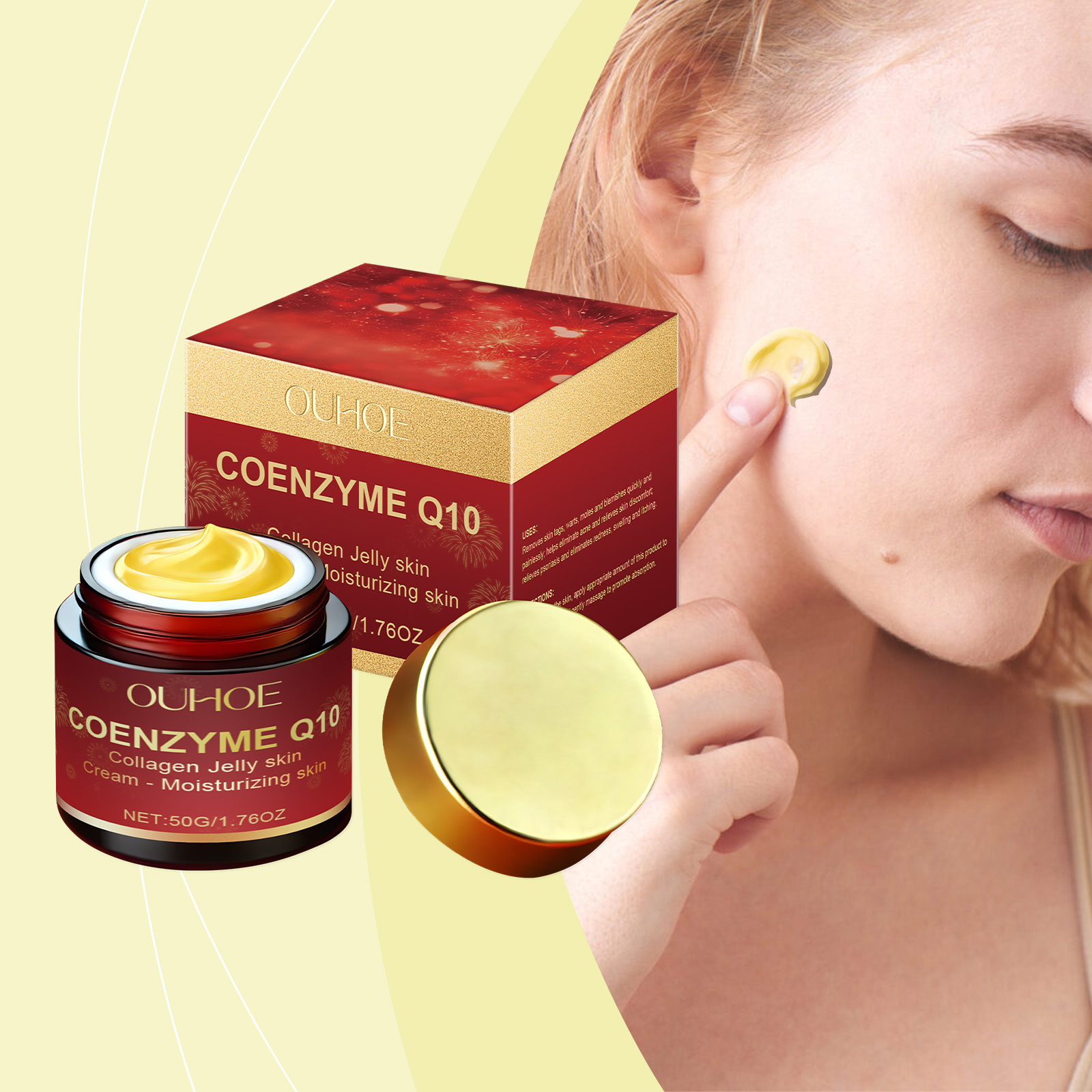 OUHOE – krem z koenzymem Q10 i – Coenzyme Q10 Cream recenzja i cena